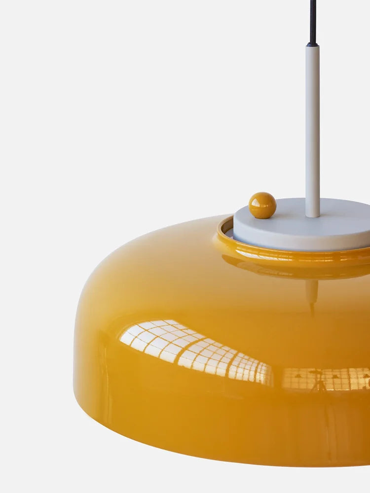 Afralia™ Seated Podgy Pendant Lamps: Nordic Yellow Minimalist Unique Lighting for Dining Room