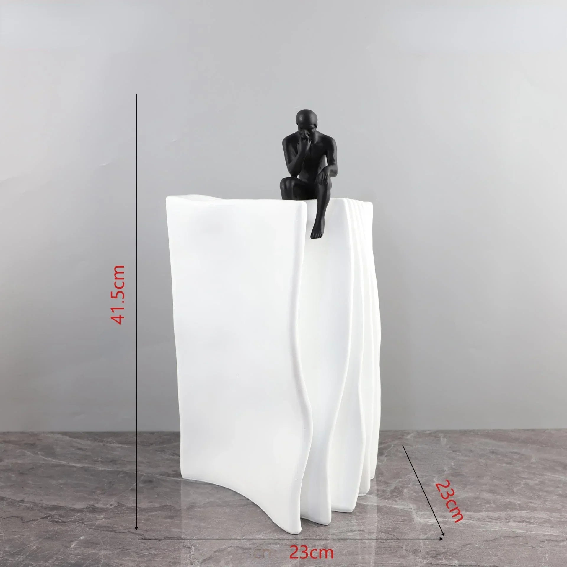 Afralia™ Resin Handicraft Abstract Figure Sculpture Home Decoration Figurines