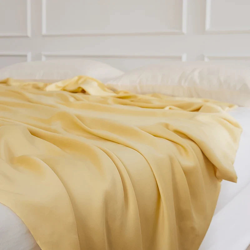 Afralia™ Silky Eucalyptus Fiber Duvet Cover - Solid Color, Soft Skin-Friendly Fabric