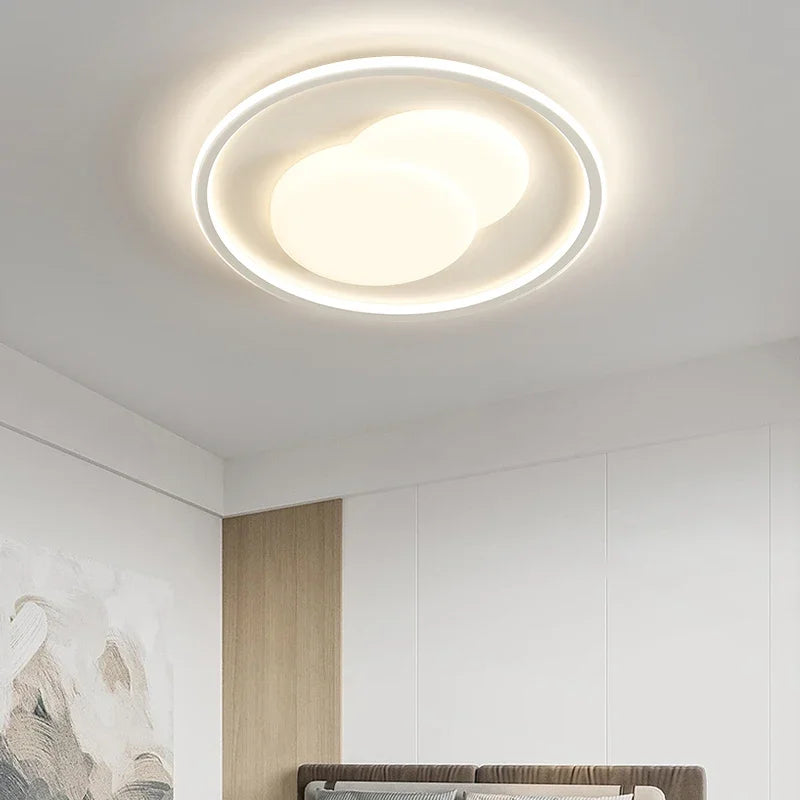 Afralia™ Nordic Minimalism Smart LED Ceiling Light for Modern Home Decor