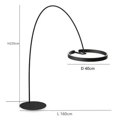 Nordic LED Fishing Floor Lamp by Afralia™: Elegant Lighting for Home, Hotel & Villa