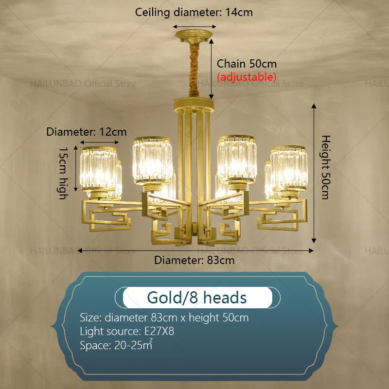 Afralia™ Crystal Chandelier: Modern Luxury Main Light for Livingroom, Hall, and Restaurant