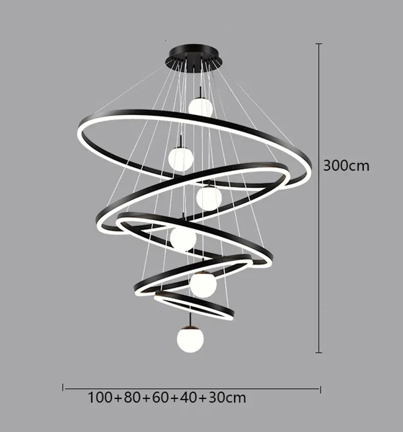 Afralia™ Modern LED Branch Chandelier for Living Room, Staircase, and Entrance Hall