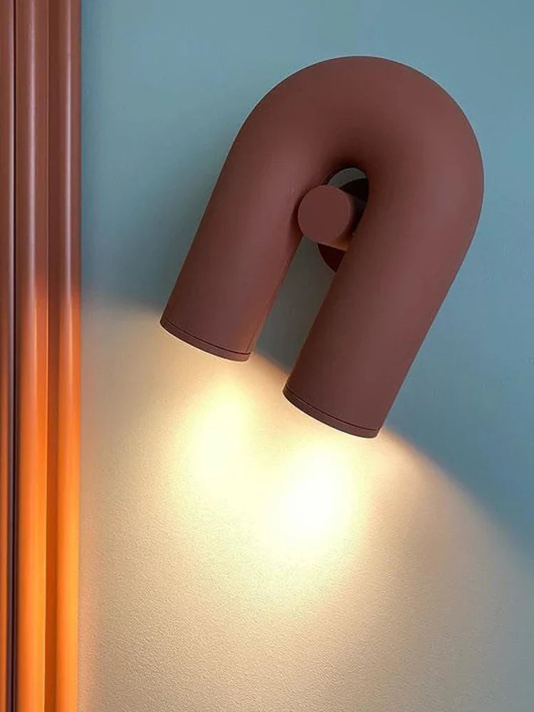 Afralia™ LED U-shaped Wall Lamp for Stylish Home Lighting