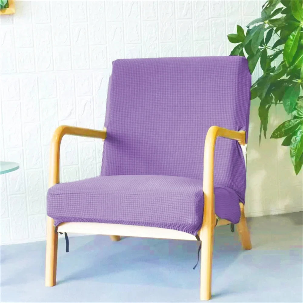 Afralia™ Jacquard Elastic Seat Cover Slipcover for Dining Room and Office Chairs