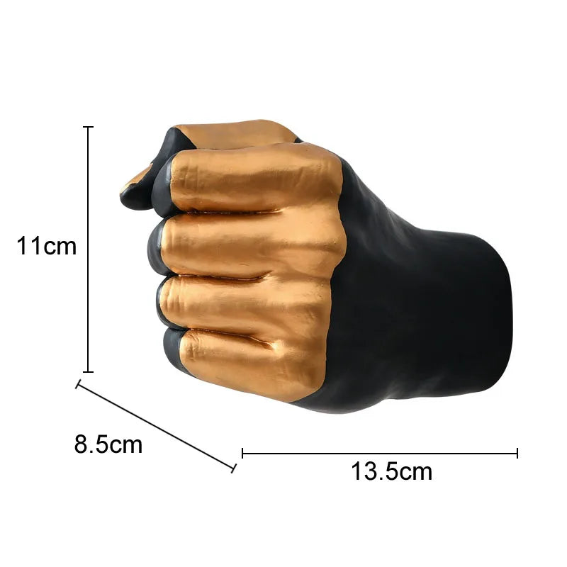 Afralia™ Fist Vase: Modern Resin Craft Decoration for Living Room Ornaments