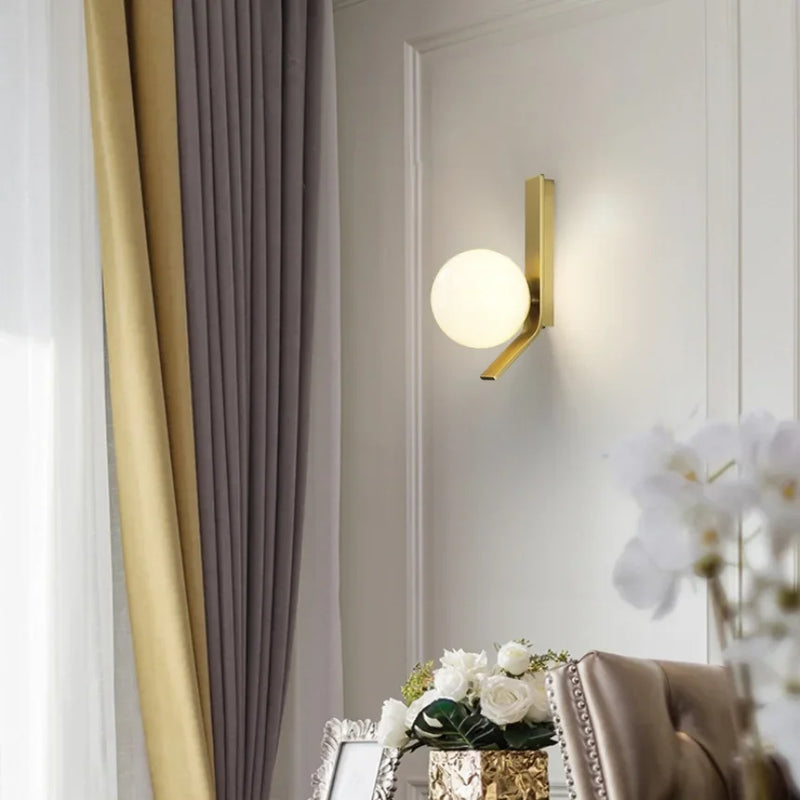 Afralia™ Modern Bedroom Wall Lamp Sconce Light for Hotel Restaurant Living Room