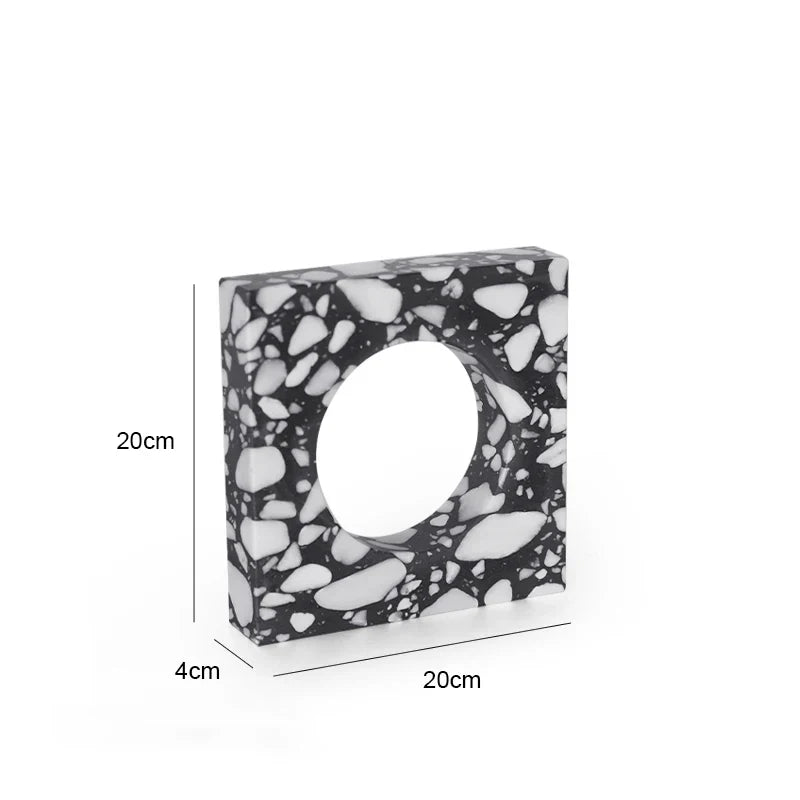Afralia™ Archway Terrazzo Sculpture for Home Decor