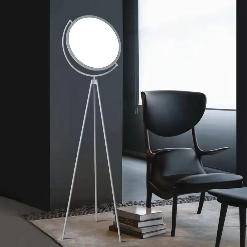 Afralia™ Modern Black & White LED Corner Lamp: Adjustable, Stylish, Functional