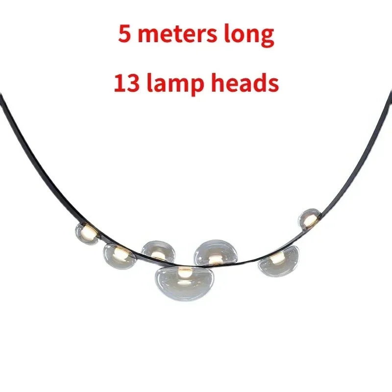 Afralia™ LED Hanging Chandelier for Villa Home Decor and Restaurant Lighting