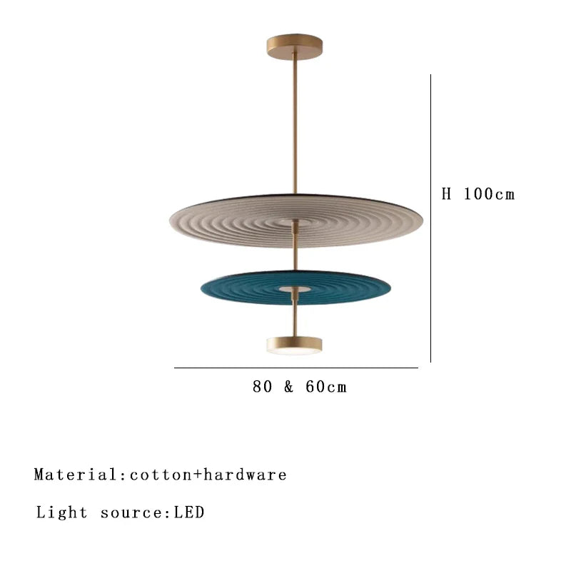 Afralia™ Cotton Round Pendant Lights for Modern Minimalist Home Decor