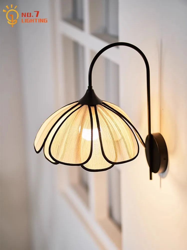 Afralia™ Wabi-Sabi Rattan Weave Petal Pendant Light LED E27 Decorative Hanging Lamp