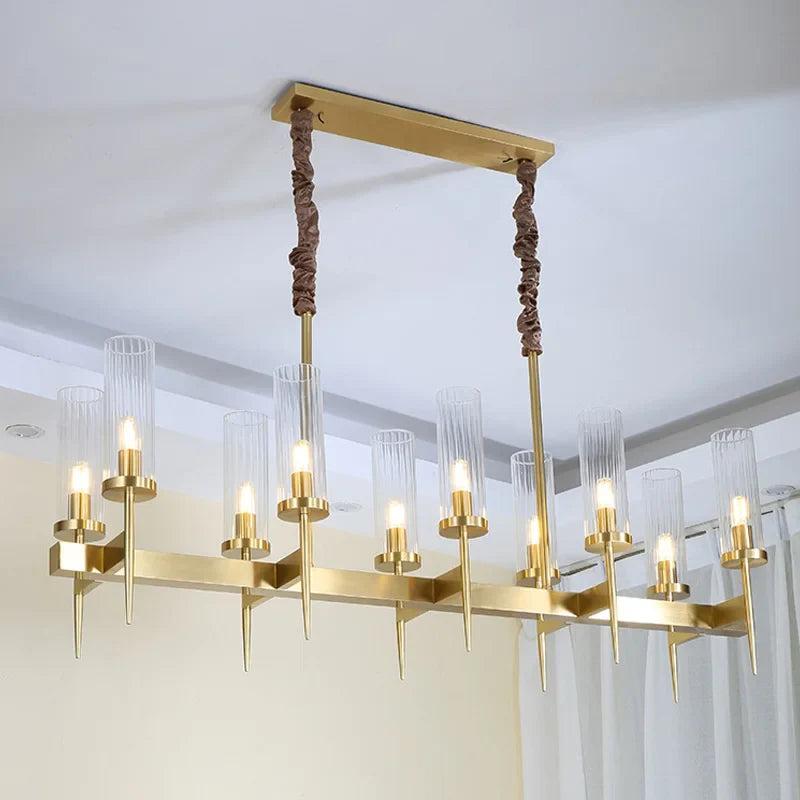 Afralia™ Modern LED Ceiling Chandelier Pendant Light for Home Dining Decor