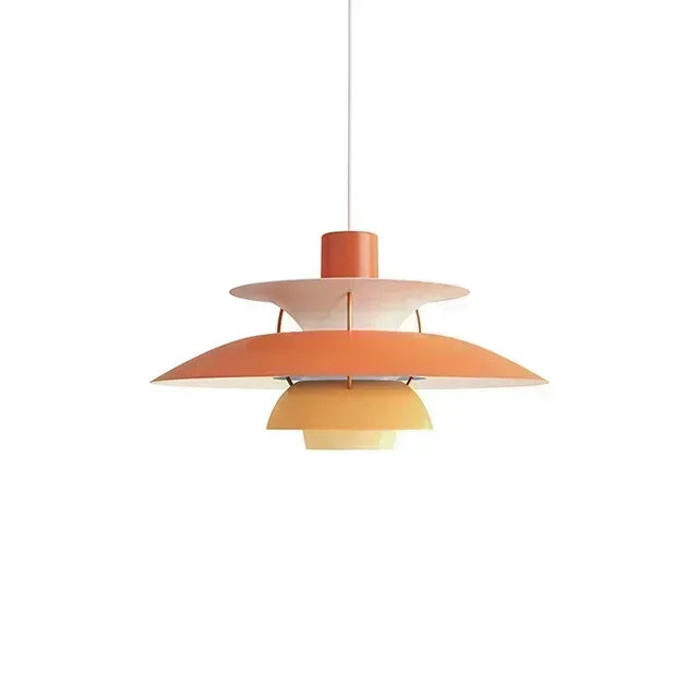 Afralia™ Colorful Umbrella LED Pendant Light for Living Room and Kitchen