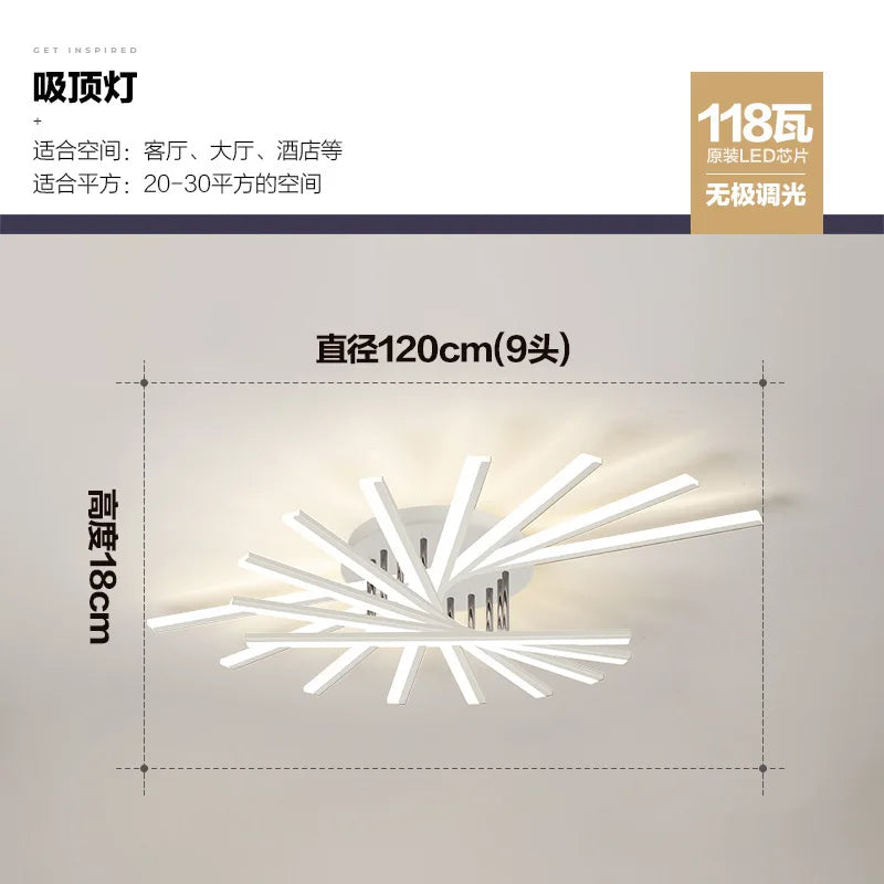 Afralia™ Modern Acrylic Ceiling Chandelier | Indoor Wrought Iron Decorative Lighting for Home