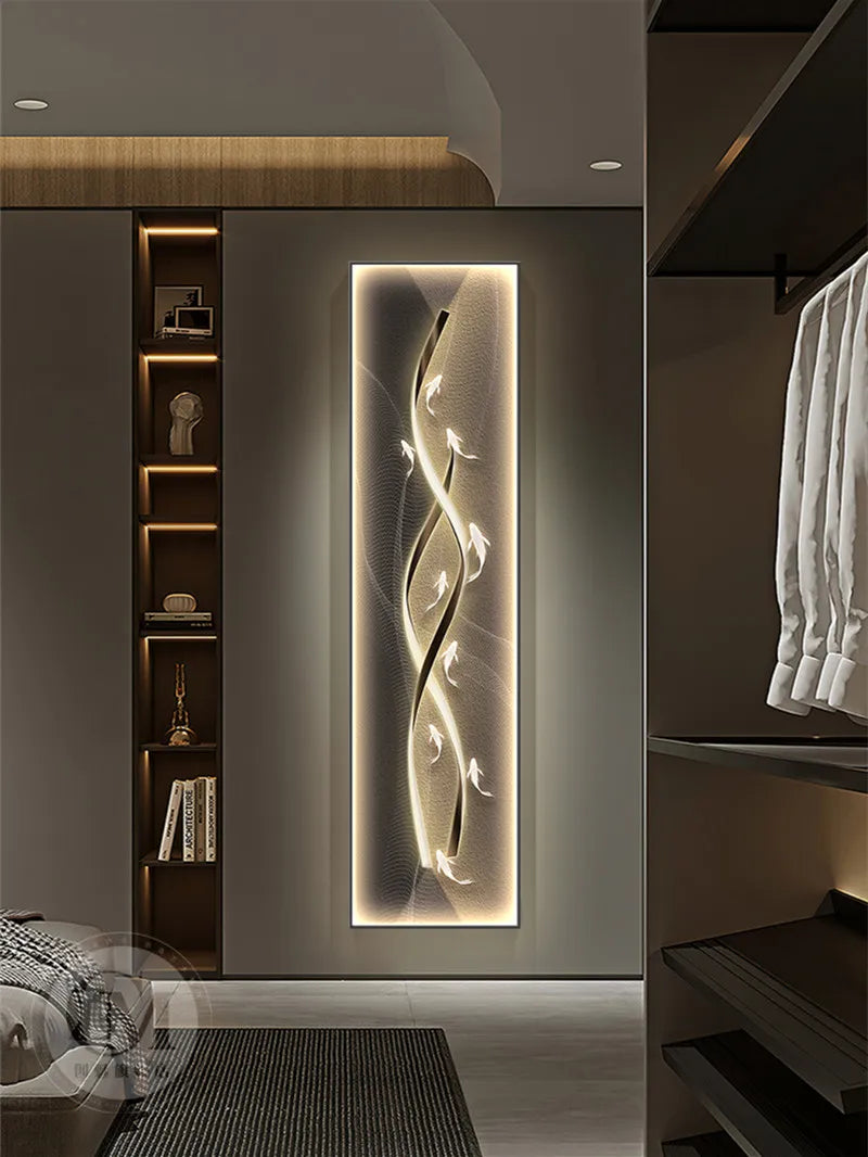 Afralia™ Dimmi Modern Abstract Wall Lamp for Living Room Bedroom Dining Room