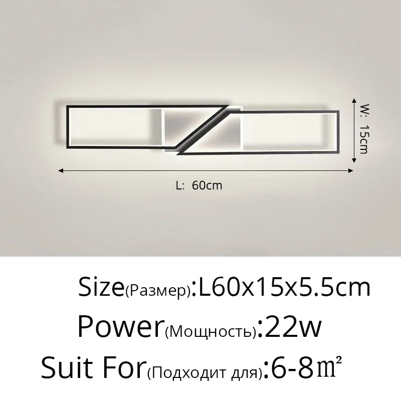 Afralia™ LED Ceiling Light: Modern Fixture for Living Room, Kitchen & Hallway Lighting