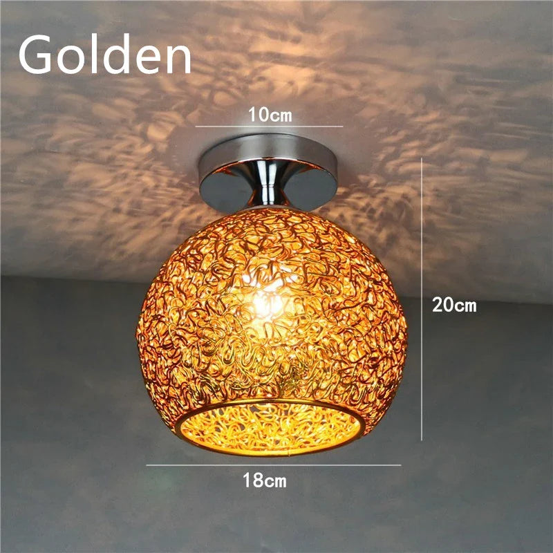Afralia™ Metal Ball LED Ceiling Lights for Stylish Indoor Home Decor