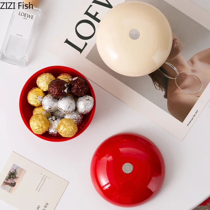 Ceramic Jellyfish Fruit Bowl by Afralia™: Decorative Storage Jar with Lid