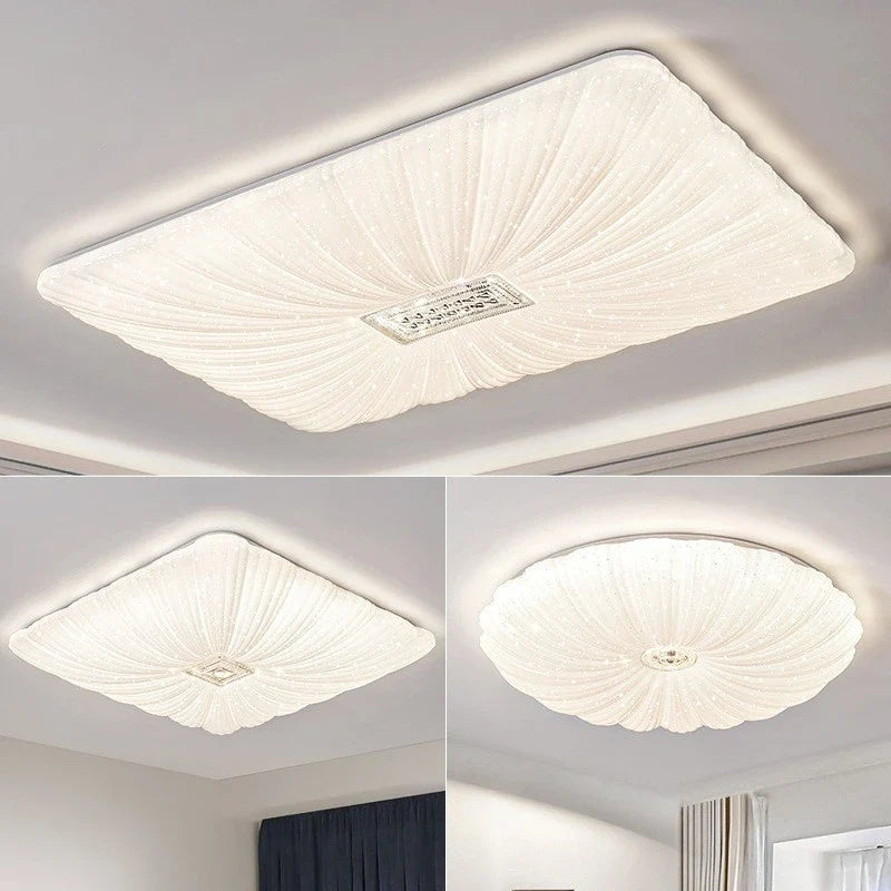 Afralia™ Round Pumpkin Ceiling Chandelier: Nordic Style LED Lighting for Living Room, Kitchen, and Restaurant