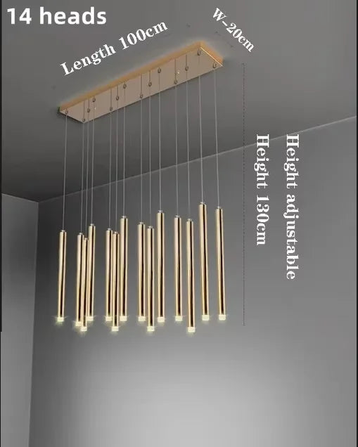 Afralia™ Nordic Crystal Chandelier with Remote Control for Dining Room and Luxury Home Lighting