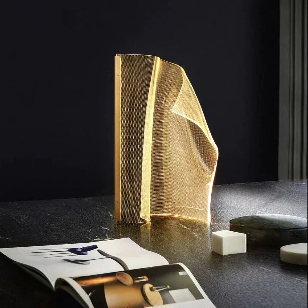 Afralia™ Post-Modern LED Acrylic Table Lamp for Bedroom