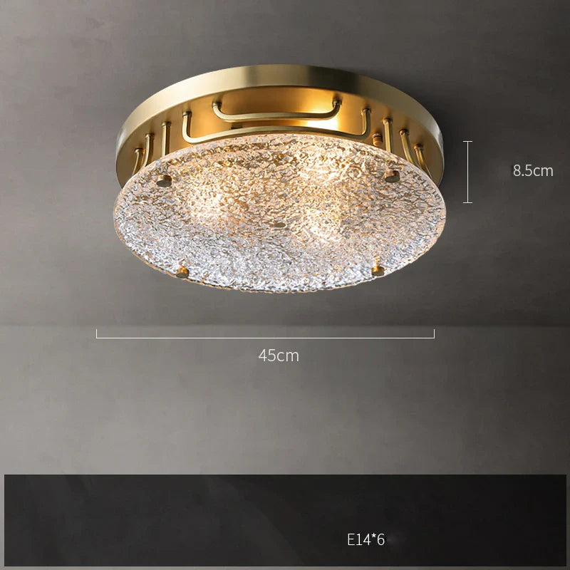 Afralia™ Glass Stainless Steel LED Chandelier Light for Dining Room