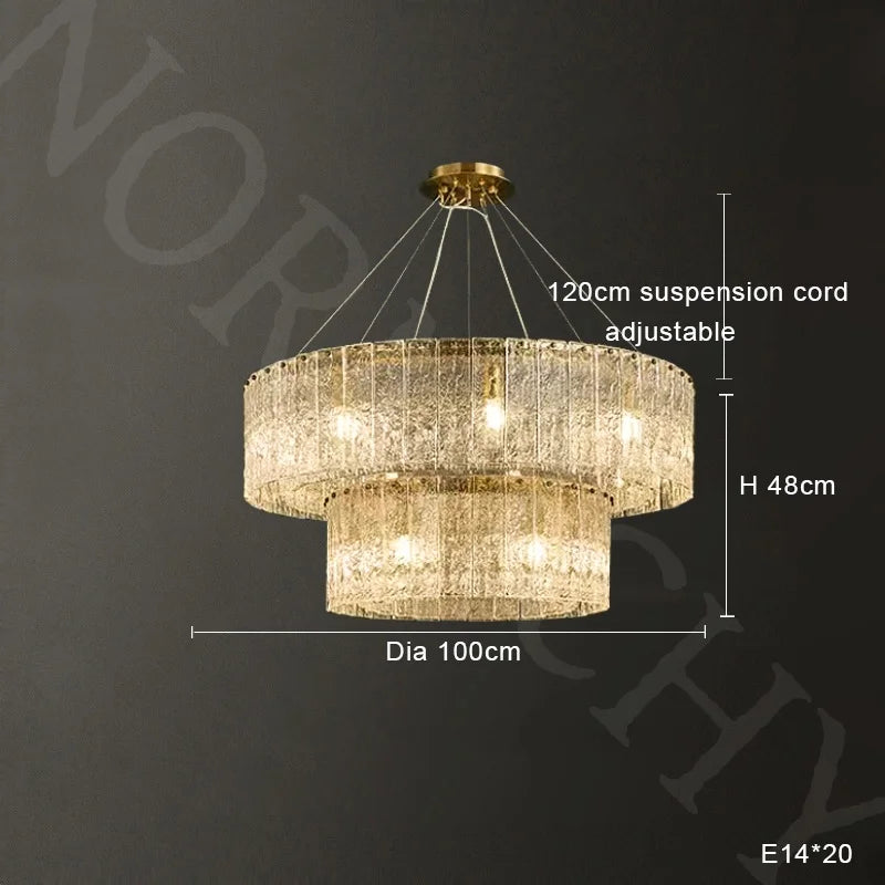 Afralia™ Modern Glass Pendant Light | Luxurious Home Decor & LED Lighting Fixture