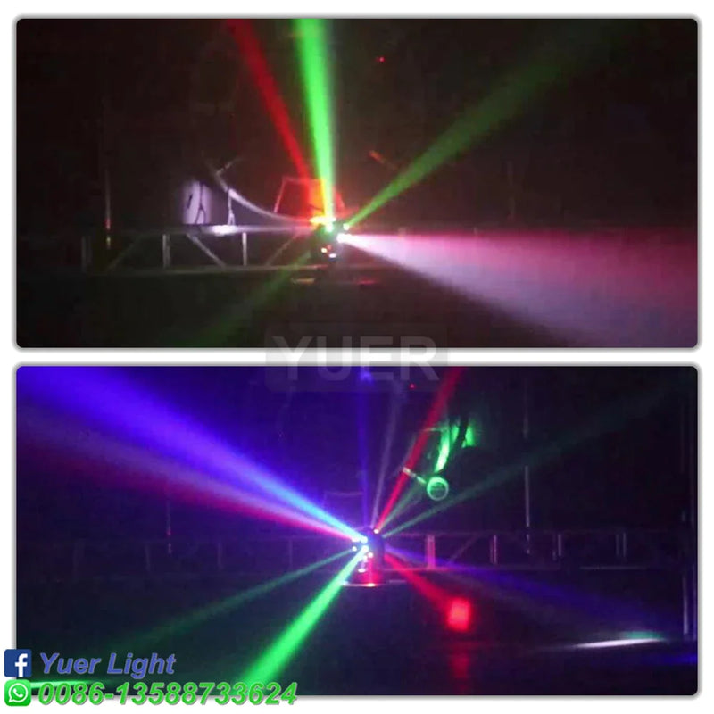 Afralia™ Disco Ball Lights LED Moving Head Football Light Nightclub Stage Lighting