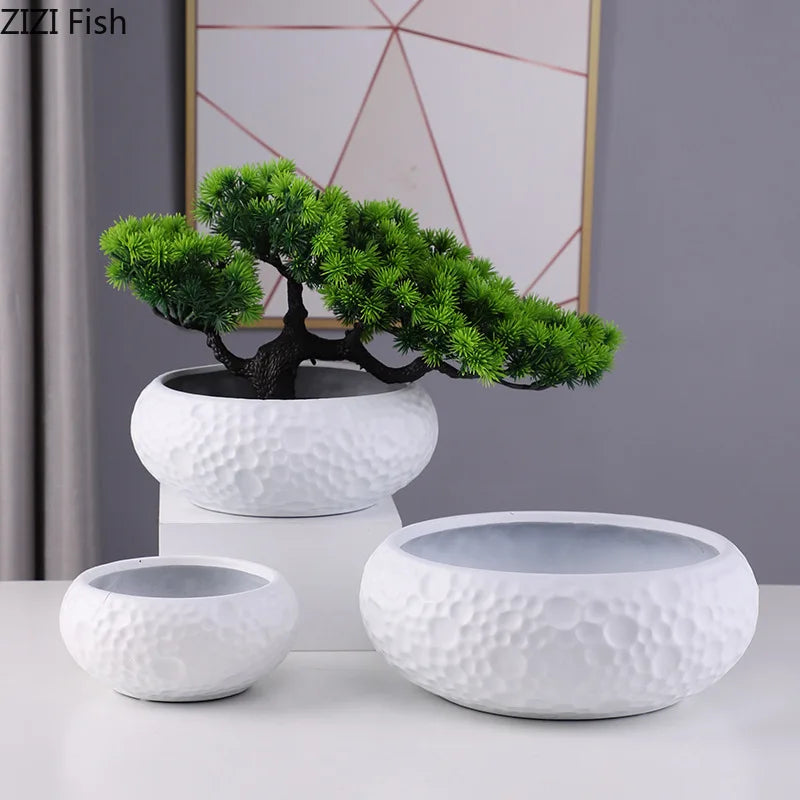 Afralia™ Ceramic Vase Modern Decor Ornaments Pot Plants Flower Arrangement Ornamental Decor vase