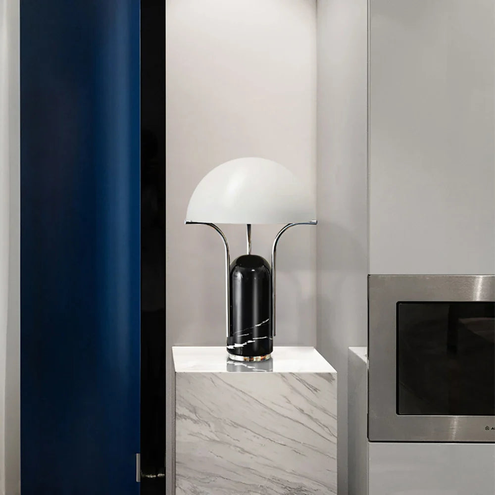 Afralia™ Marble Desk Lamp: Modern Nordic Bedside Table Light
