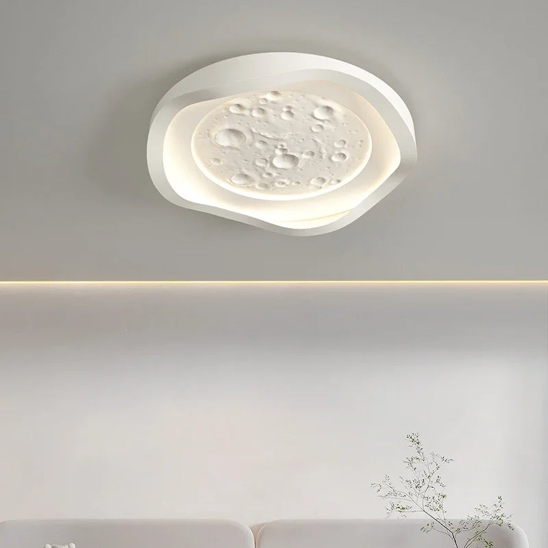 Afralia™ Round LED Ceiling Lamp - Simple Modern Nordic Minimalism for Living Room and Bedroom