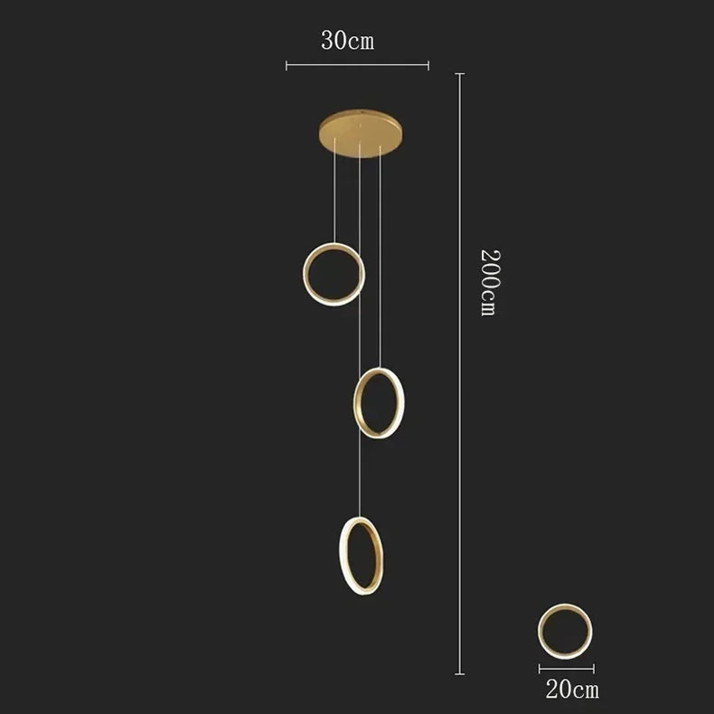 Afralia™ LED Pendant Lights: Modern Minimalist Hanging Chandelier for Living & Dining Room