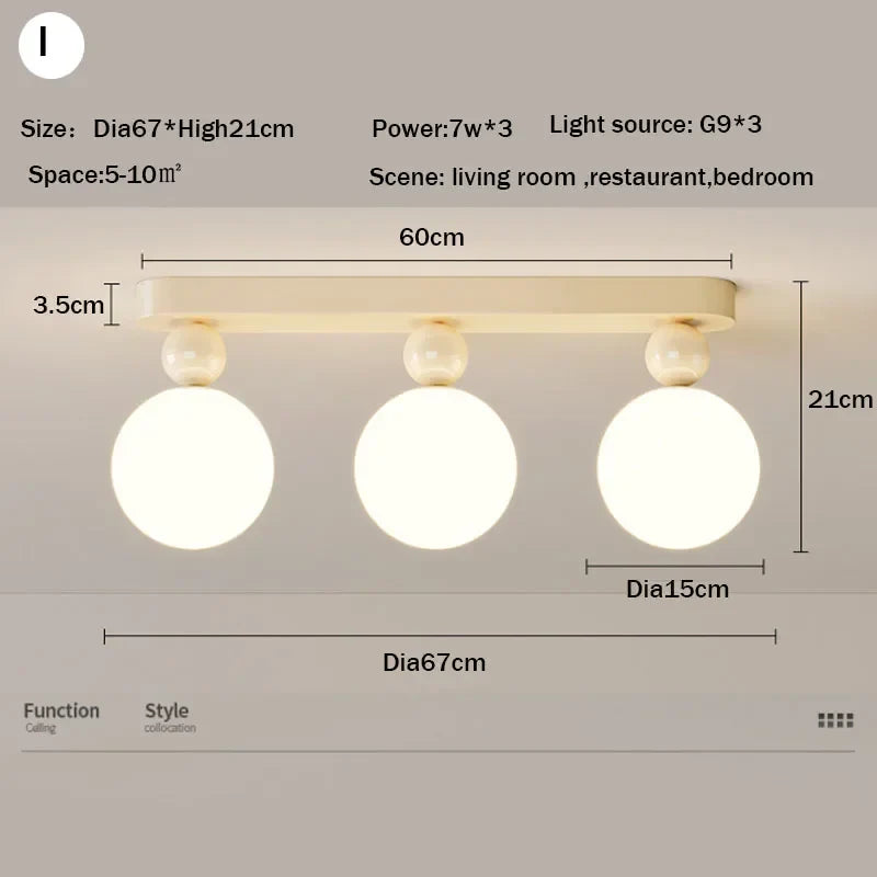 Afralia™ LED Ceiling Moon Wall Lamp Minimalist Bedroom Lighting Fixture