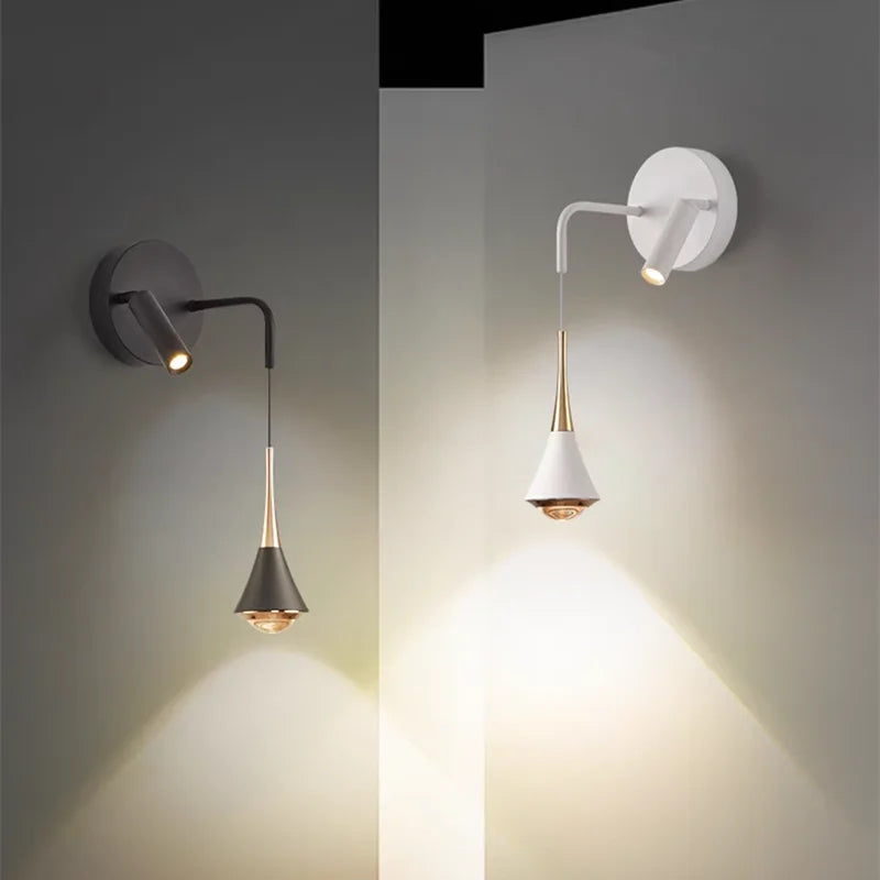 Afralia™ Modern Minimalist LED Wall Lamp for Living Room Bedroom