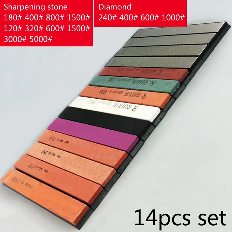 Afralia™ Knife Sharpener System Stone Bars Grinders - Professional Chef Tool Edge Sharpening