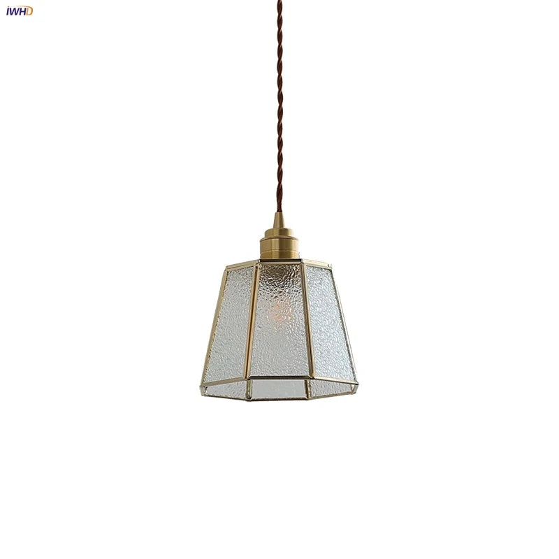 Afralia™ Glass LED Pendant Lights Modern Nordic Bar Dining Room Cafe Hanging Lamp