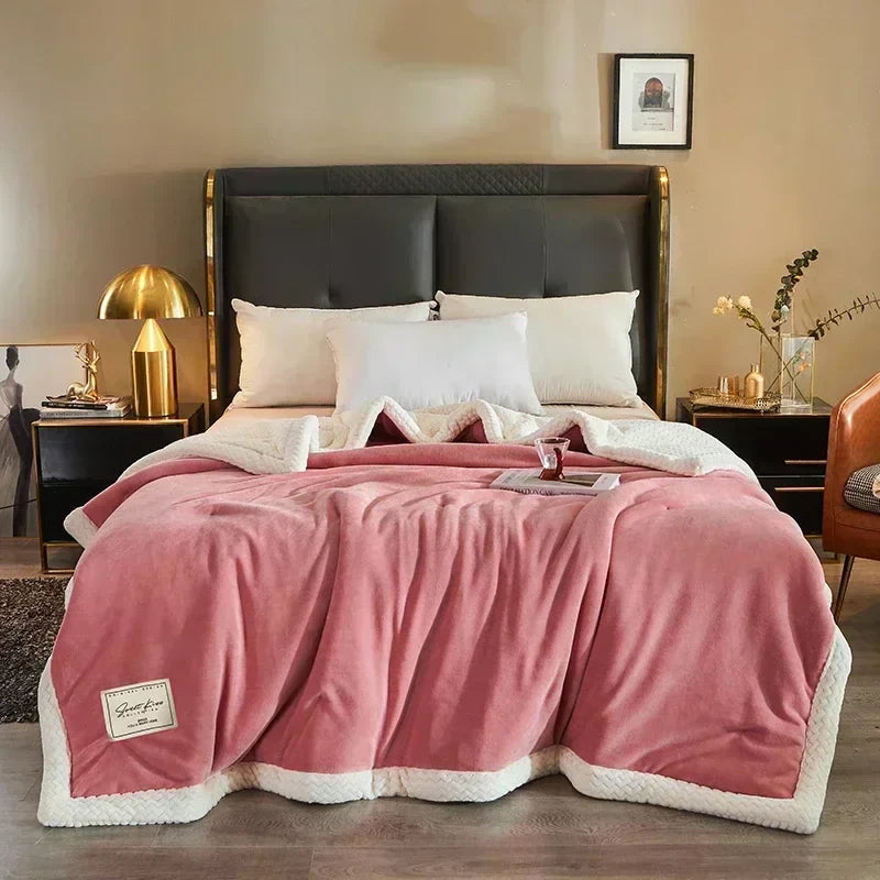 Afralia™ Fleece Weighted Blanket: Super Soft, Anti-Pilling, Keep Warm for Beds