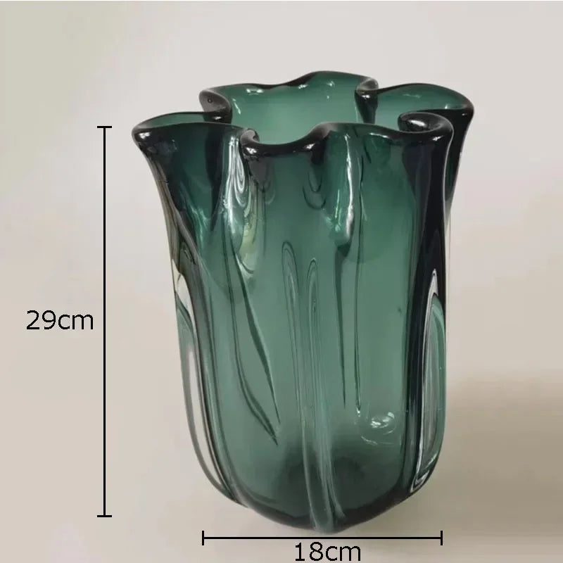 Afralia™ Glass Vase Hydroponics Desk Decoration Floral Arrangement Room Decor