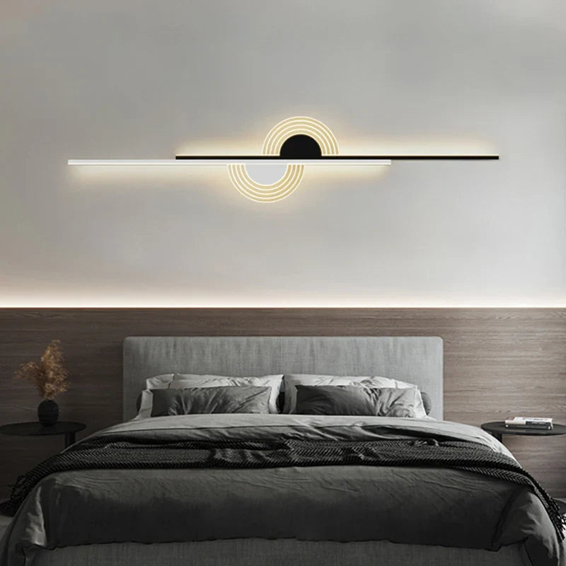 Afralia™ Nordic Acrylic LED Wall Light for Bedroom and Living Room Decor