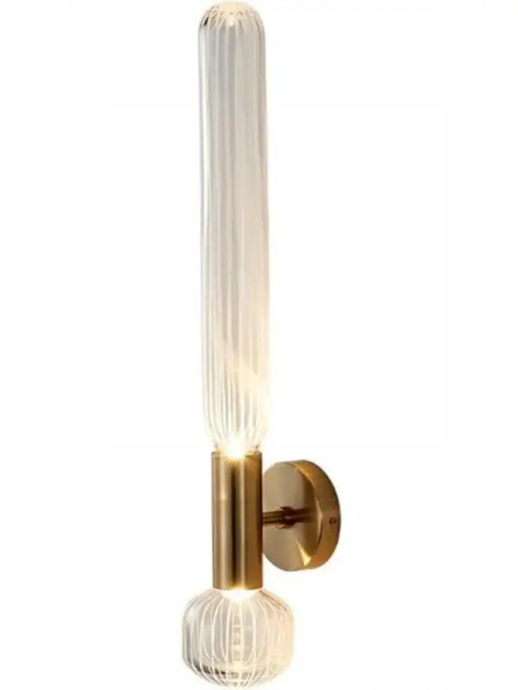 Nordic Style Art Glass Living Room Wall Lamp by Afralia™