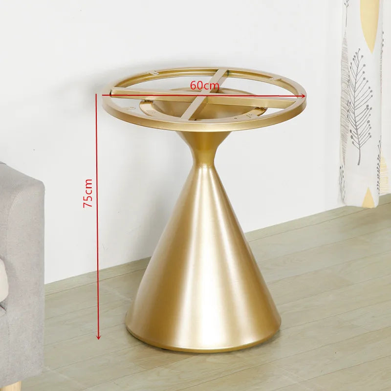 Afralia™ Metal Tea Table Leg Sofa Support Frame for Dining & Balcony Furniture