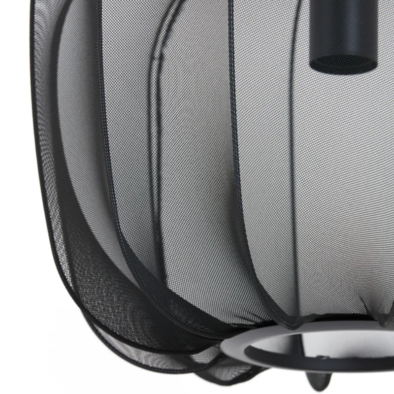 Afralia™ Plumeria Lantern Pendant Light: Minimalist French Country Fabric Lamp for Dining Staircase & Kitchen Island.