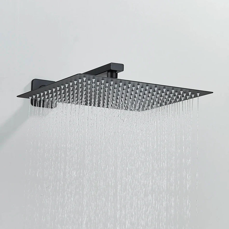 Afralia™ Thermostatic Rainfall Shower Faucet with Massage System for Wall Mount