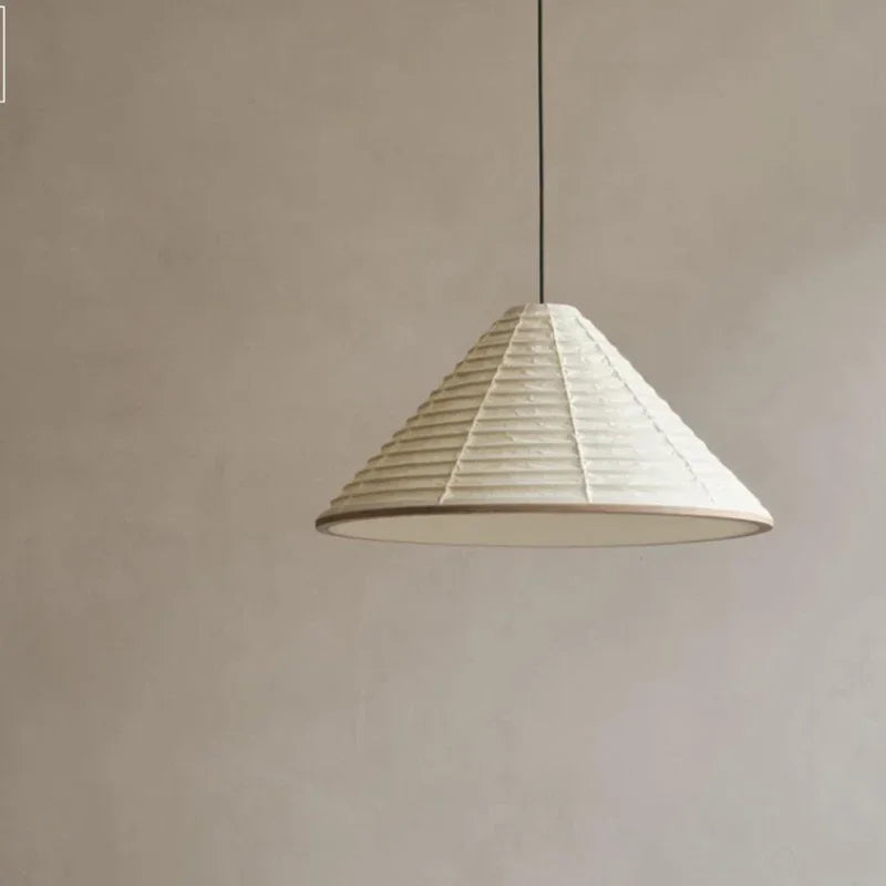 Afralia™ Wabi-sabi Pendant Lights: Japanese Style Rice Paper Dining Room Lamp
