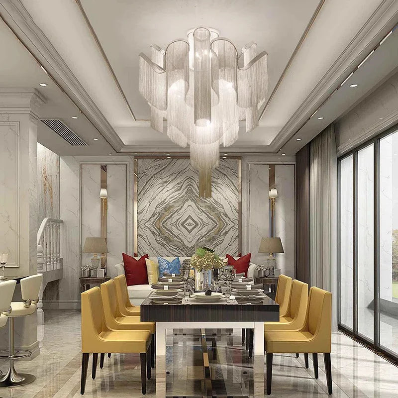 Afralia™ LED Chandeliers for Living Room Modern Home Decor Pendant Light Fixtures