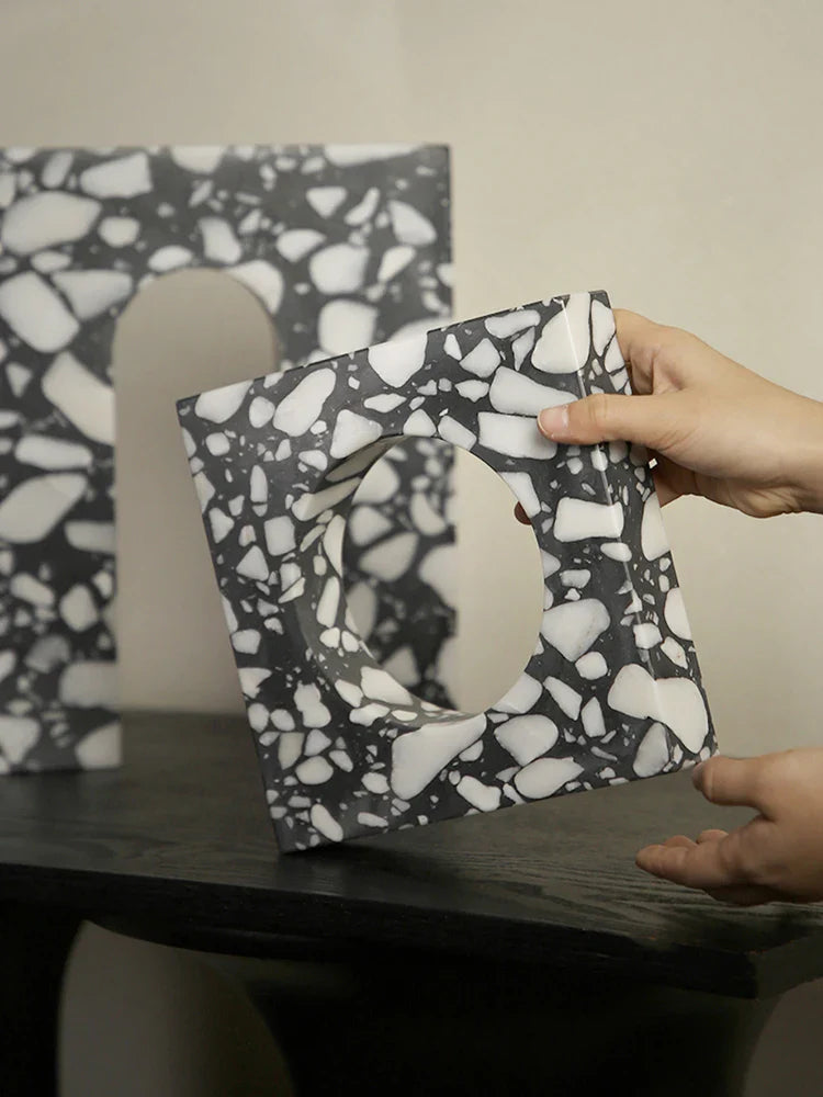 Afralia™ Archway Terrazzo Sculpture for Home Decor