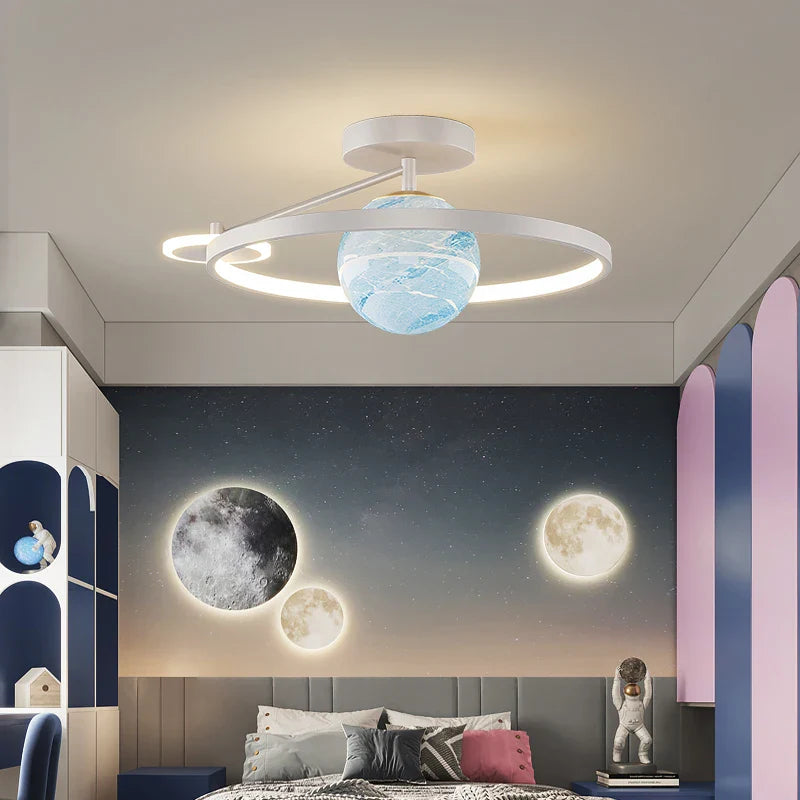 Afralia™ Blue Star LED Pendant Light for Home Decor