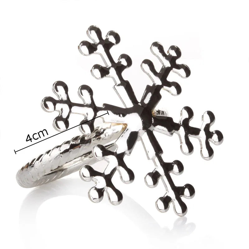 Afralia™ Stainless Steel Napkin Rings for Dining Table and Restaurant, Set of 2