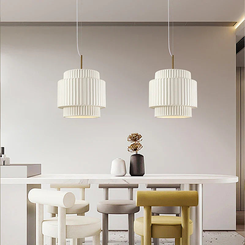 Afralia™ Cream Wind LED Chandelier: Nordic Minimalist Wabi Sabi Style for Dining Room, Bedroom & Bar